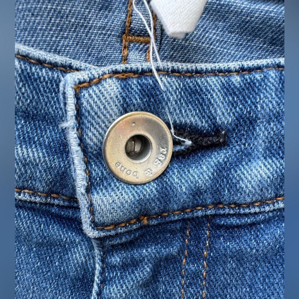 Rag & Bone Dre Low Rise Slim Boyfriend Jeans 28 Distressed Medium Wash - Picture 4 of 6